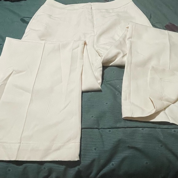 04C.- Solid Tube Top With Wide Leg Pants Set. Size Large. Color: Apricot - Picture 4 of 8